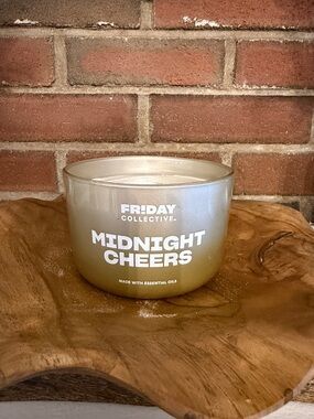 Midnight Cheers Scented Candle - Gold Ombre
